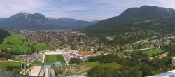 Archived image Webcam Garmisch-Partenkirchen - Great Olympic Hill of the ski stadium 11:00