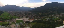 Archived image Webcam Garmisch-Partenkirchen - Great Olympic Hill of the ski stadium 17:00