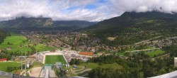 Archived image Webcam Garmisch-Partenkirchen - Great Olympic Hill of the ski stadium 09:00