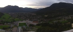Archived image Webcam Garmisch-Partenkirchen - Great Olympic Hill of the ski stadium 19:00