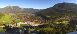 Archived image Webcam Garmisch-Partenkirchen - Great Olympic Hill of the ski stadium 08:00