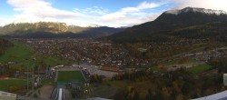 Archived image Webcam Garmisch-Partenkirchen - Great Olympic Hill of the ski stadium 09:00