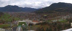 Archived image Webcam Garmisch-Partenkirchen - Great Olympic Hill of the ski stadium 09:00