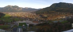 Archived image Webcam Garmisch-Partenkirchen - Great Olympic Hill of the ski stadium 08:00