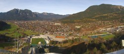 Archived image Webcam Garmisch-Partenkirchen - Great Olympic Hill of the ski stadium 11:00