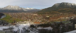 Archived image Webcam Garmisch-Partenkirchen - Great Olympic Hill of the ski stadium 10:00