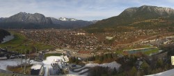 Archived image Webcam Garmisch-Partenkirchen - Great Olympic Hill of the ski stadium 12:00