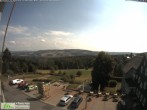 Archived image Webcam View from the top of the town hall in Masserberg towards the Thuringian Forest 11:00