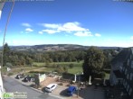 Archived image Webcam View from the top of the town hall in Masserberg towards the Thuringian Forest 13:00