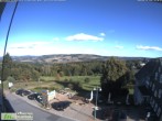Archived image Webcam View from the top of the town hall in Masserberg towards the Thuringian Forest 15:00