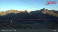 Archived image Webcam Corvatsch middle station Murtel 13:00