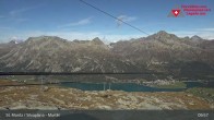 Archiv Foto Webcam Corvatsch Mittelstation Murtel 09:00