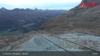 Archived image Webcam Corvatsch middle station Murtel 18:00