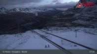 Archived image Webcam Corvatsch middle station Murtel 06:00