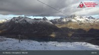 Archived image Webcam Corvatsch middle station Murtel 08:00