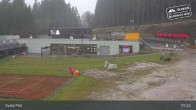 Archiv Foto Webcam Spindlermühle - Piste Turistická und Sessellift Svaty Petr 06:00