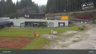 Archiv Foto Webcam Spindlermühle - Piste Turistická und Sessellift Svaty Petr 08:00