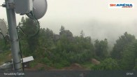 Archiv Foto Webcam Blick vom Gipfel des Tanvaldský Špičák ins Tal 07:00