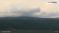 Archiv Foto Webcam Blick vom Gipfel des Tanvaldský Špičák ins Tal 16:00