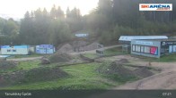 Archiv Foto Webcam Blick vom Gipfel des Tanvaldský Špičák ins Tal 06:00