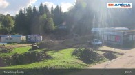 Archiv Foto Webcam Blick vom Gipfel des Tanvaldský Špičák ins Tal 09:00