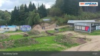 Archiv Foto Webcam Blick vom Gipfel des Tanvaldský Špičák ins Tal 10:00