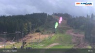 Archiv Foto Webcam Blick vom Gipfel des Tanvaldský Špičák ins Tal 12:00