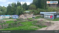 Archiv Foto Webcam Blick vom Gipfel des Tanvaldský Špičák ins Tal 16:00