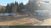Archiv Foto Webcam Blick vom Gipfel des Tanvaldský Špičák ins Tal 08:00