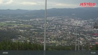 Archived image Webcam View from Stanice lanovky ČD, Liberec - Horní Hanychov 14:00