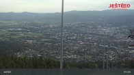 Archived image Webcam View from Stanice lanovky ČD, Liberec - Horní Hanychov 06:00