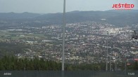 Archived image Webcam View from Stanice lanovky ČD, Liberec - Horní Hanychov 12:00