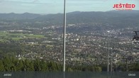 Archived image Webcam View from Stanice lanovky ČD, Liberec - Horní Hanychov 09:00