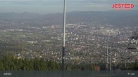 Archived image Webcam View from Stanice lanovky ČD, Liberec - Horní Hanychov 10:00