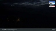 Archiv Foto Webcam Aletsch Arena: Bergstation Fiescheralp-Eggishorn 04:00