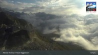Archiv Foto Webcam Aletsch Arena: Bergstation Fiescheralp-Eggishorn 06:00