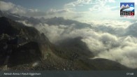 Archiv Foto Webcam Aletsch Arena: Bergstation Fiescheralp-Eggishorn 07:00