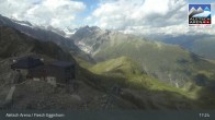 Archiv Foto Webcam Aletsch Arena: Bergstation Fiescheralp-Eggishorn 16:00