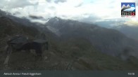Archiv Foto Webcam Aletsch Arena: Bergstation Fiescheralp-Eggishorn 18:00