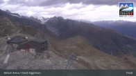 Archiv Foto Webcam Aletsch Arena: Bergstation Fiescheralp-Eggishorn 02:00
