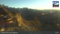 Archiv Foto Webcam Aletsch Arena: Bergstation Fiescheralp-Eggishorn 06:00