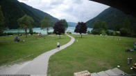 Archived image Webcam Stockenboi at lake Weissensee (East bank) 13:00