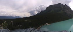Archiv Foto Webcam Lake Louise: The Fairmont Chateau 10:00