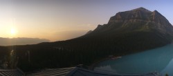 Archived image Webcam Lake Louise: The Fairmont Chateau 06:00