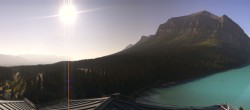 Archived image Webcam Lake Louise: The Fairmont Chateau 08:00