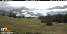 Archiv Foto Webcam Lienz: Blick auf die Meckisalm bei Zettersfeld 07:00