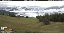 Archiv Foto Webcam Lienz: Blick auf die Meckisalm bei Zettersfeld 09:00