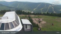 Archiv Foto Webcam Spindlermühle - Bergstation Sessellift Medvědín 14:00
