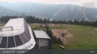 Archiv Foto Webcam Spindlermühle - Bergstation Sessellift Medvědín 18:00