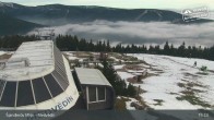 Archiv Foto Webcam Spindlermühle - Bergstation Sessellift Medvědín 14:00